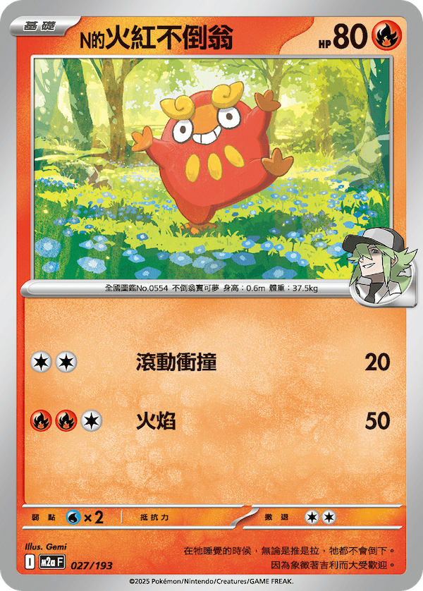 M2a 027,028/193 N的達摩狒狒 SET(回收)