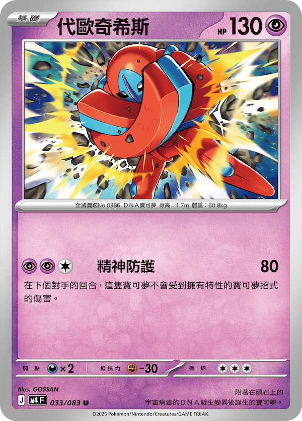 M4 033/083 代歐奇希斯 U