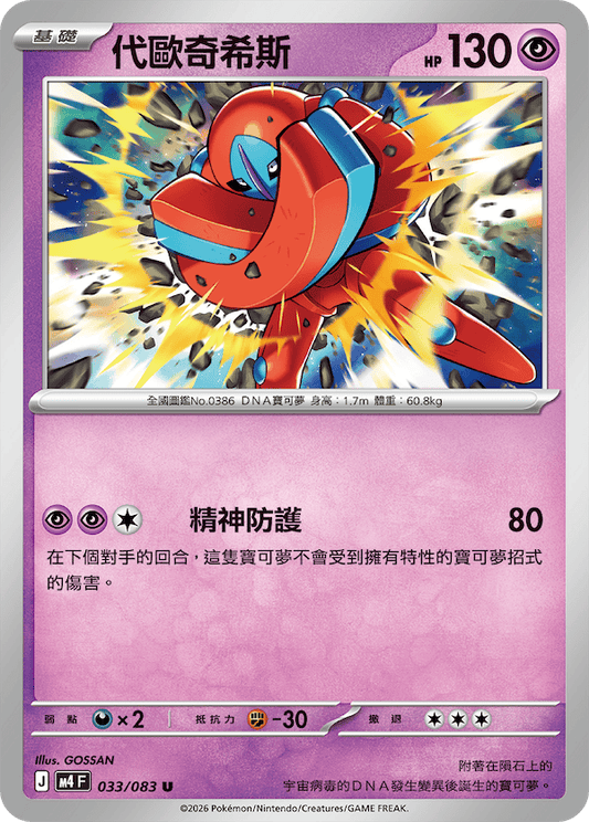 M4 033/083 代歐奇希斯 U
