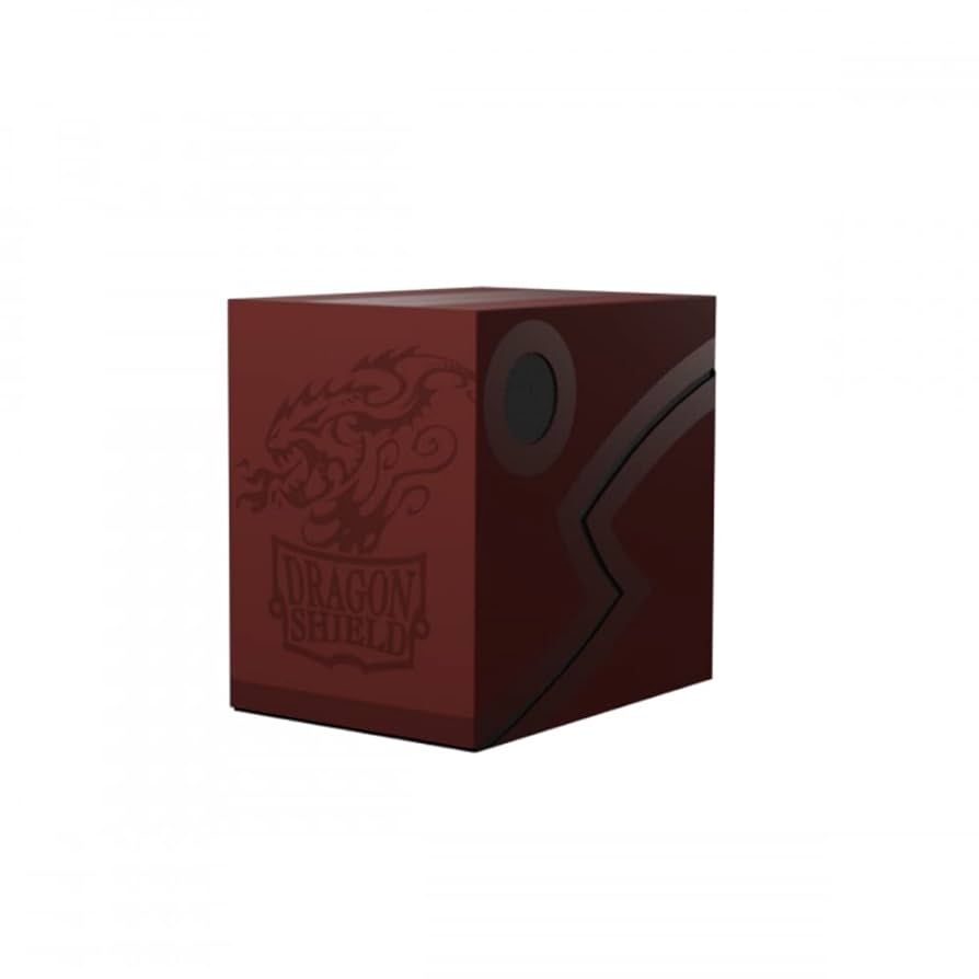 Dragon Shield Double Shell Box - Blood Red & Black - AT-30650