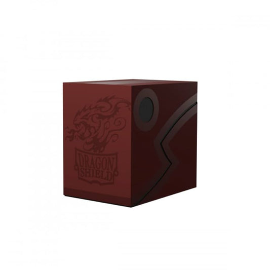 Dragon Shield Double Shell Box - Blood Red & Black - AT-30650