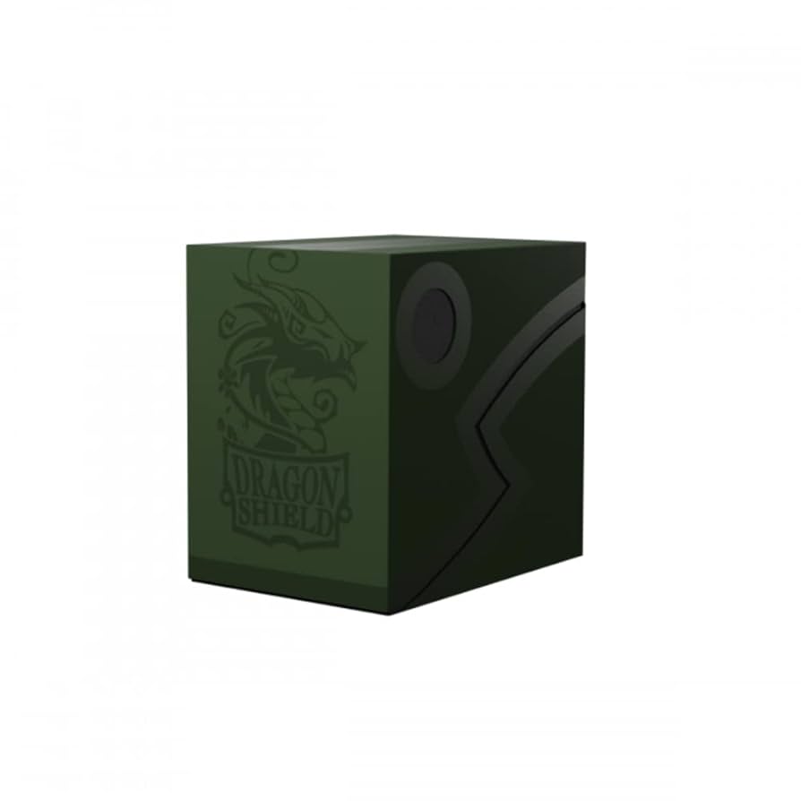 Dragon Shield Double Shell Box - Forest Green & Black - AT-30651