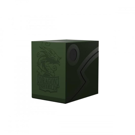 Dragon Shield Double Shell Box - Forest Green & Black - AT-30651
