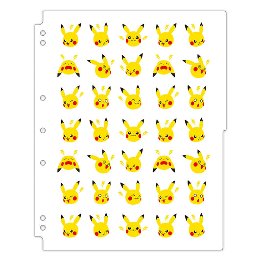 9格寶可夢收藏卡冊補充頁(日版) - 皮卡丘