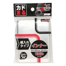 KADOMARU Sleeves 100 - Inner Clear (Side Load) - 64 x 89 mm Ver.2 - 010334