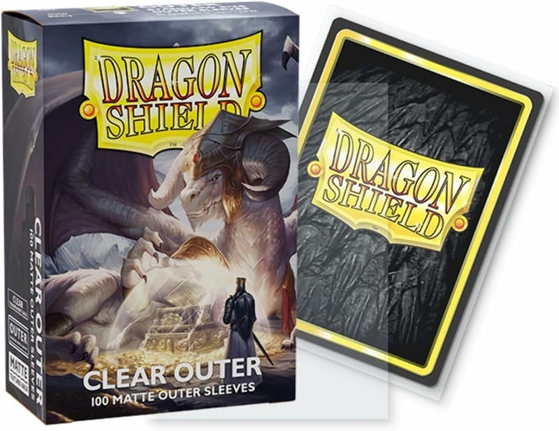 Dragon Shield CLEAR OUTER - 100 Matte Outer Sleeves (AT-13002)