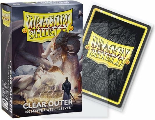 Dragon Shield CLEAR OUTER - 100 Matte Outer Sleeves (AT-13002)