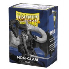 Dragon Shield 100 - Non Glare Matte Blue - AT-11823