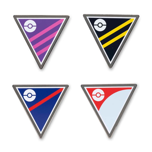 寶可夢造型PIns(美版) - Pokémon GO Trainer Gear: GO Battle League Pins (4-Pack)