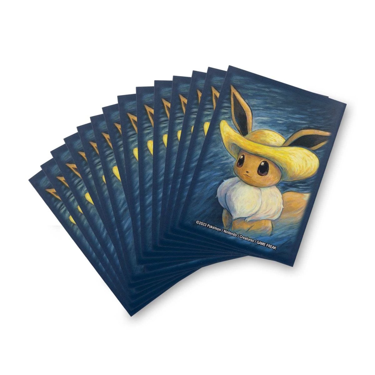 寶可夢造型卡套(美版) - Pokémon Center × 梵高博物館 伊布 靈感來自:自畫像