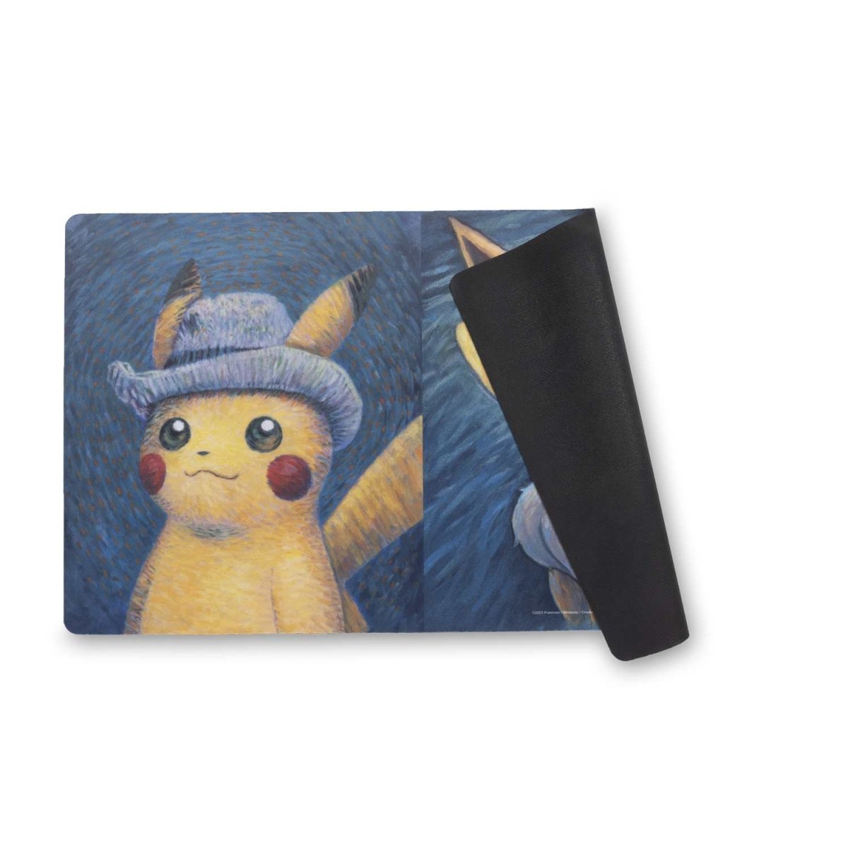 寶可夢造型牌墊(美版) - Pokémon Center × 梵高博物館 皮卡丘&伊布 靈感來自:自畫像