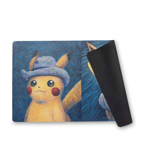 寶可夢造型牌墊(美版) - Pokémon Center × 梵高博物館 皮卡丘&伊布 靈感來自:自畫像