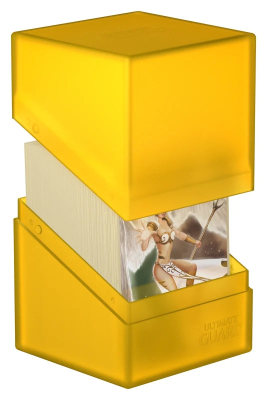 Ultimate Guard 100+ Boulder Standard Size Deck Case - Amber - UGD010690