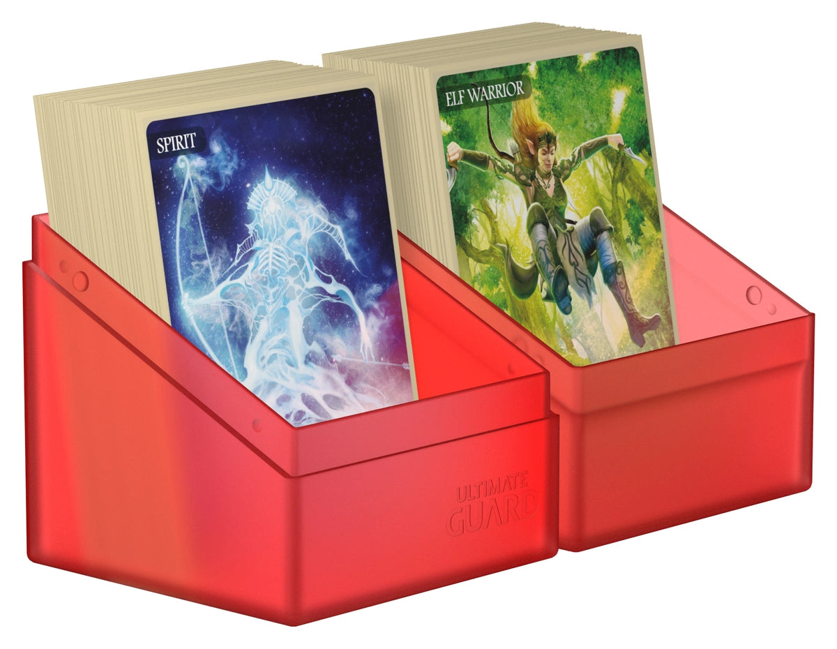 Ultimate Guard 100+ Boulder Standard Size Deck Case - Ruby - UGD010693