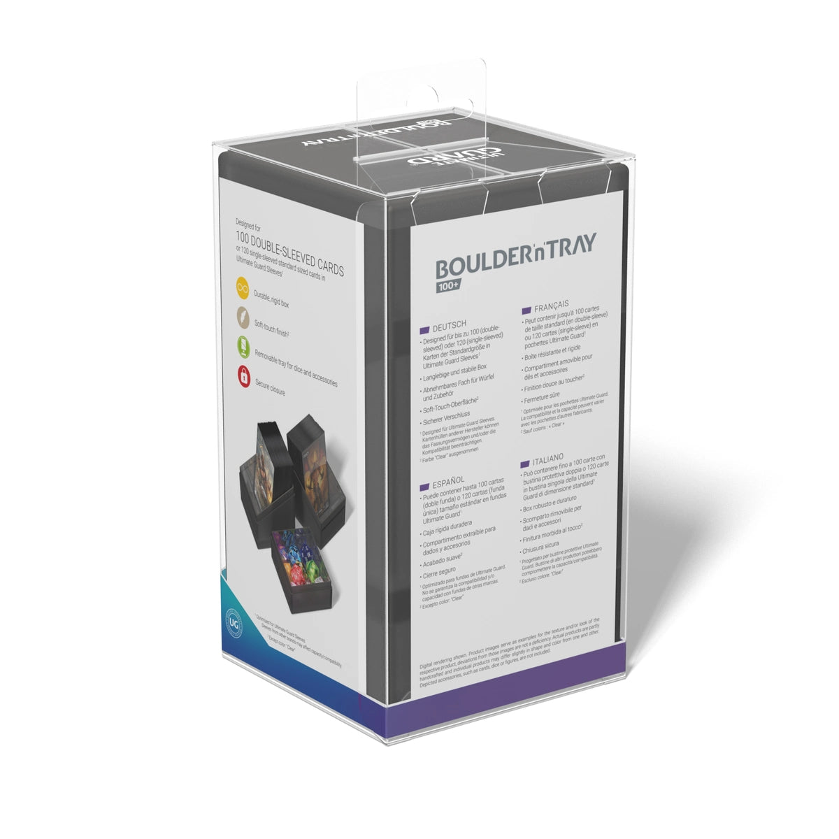 Ultimate Guard 100+ Boulder´n´Tray Deck Case Box - Onyx - UGD011278