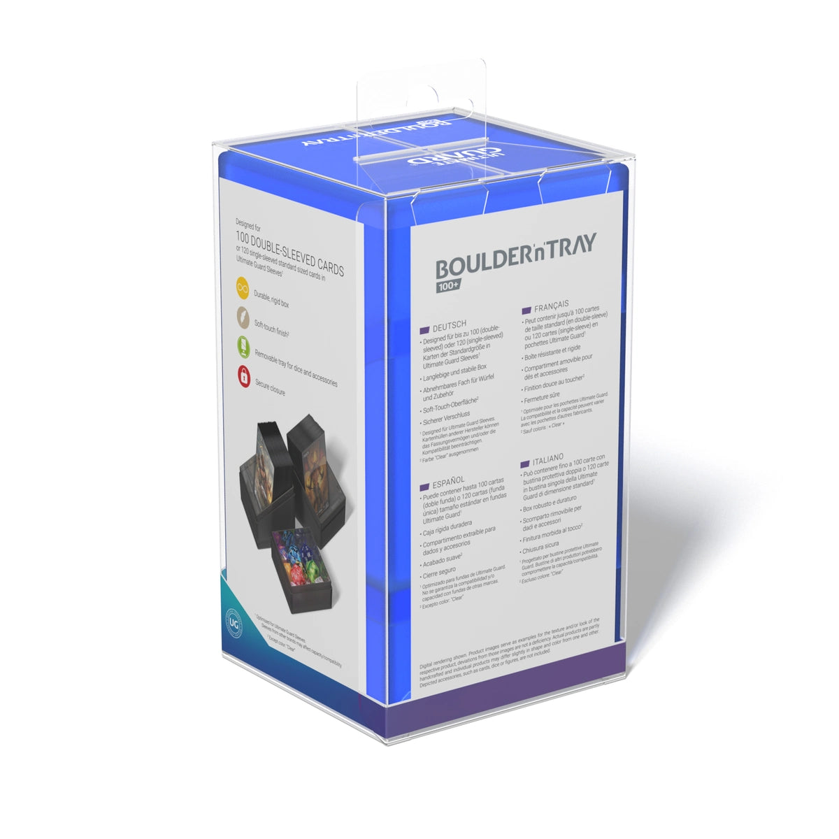 Ultimate Guard 100+ Boulder´n´Tray Deck Case Box - Sapphire - UGD011280