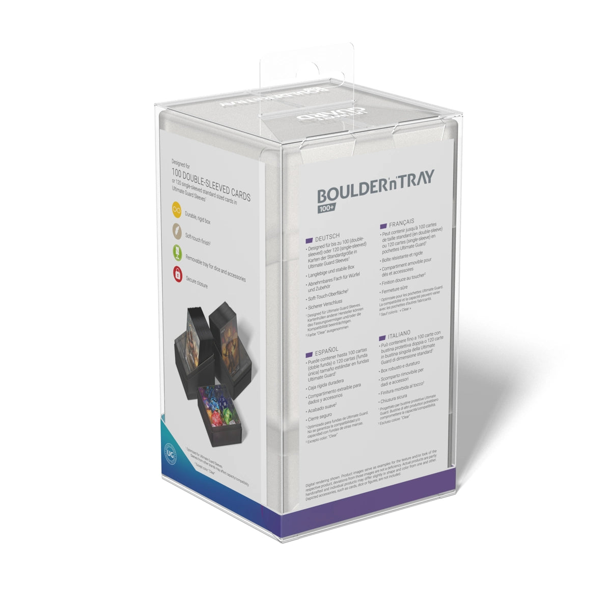 Ultimate Guard 100+ Boulder´n´Tray Deck Case Box - Frosted - UGD011282