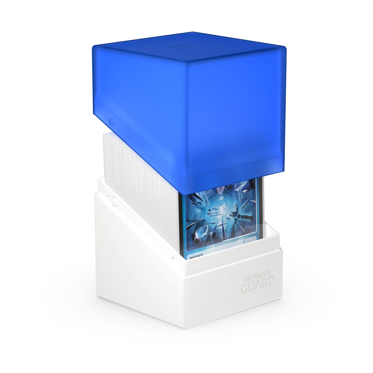 Ultimate Guard 100+ Boulder Standard Size Deck Case - SYNERGY Blue & White - UGD011332