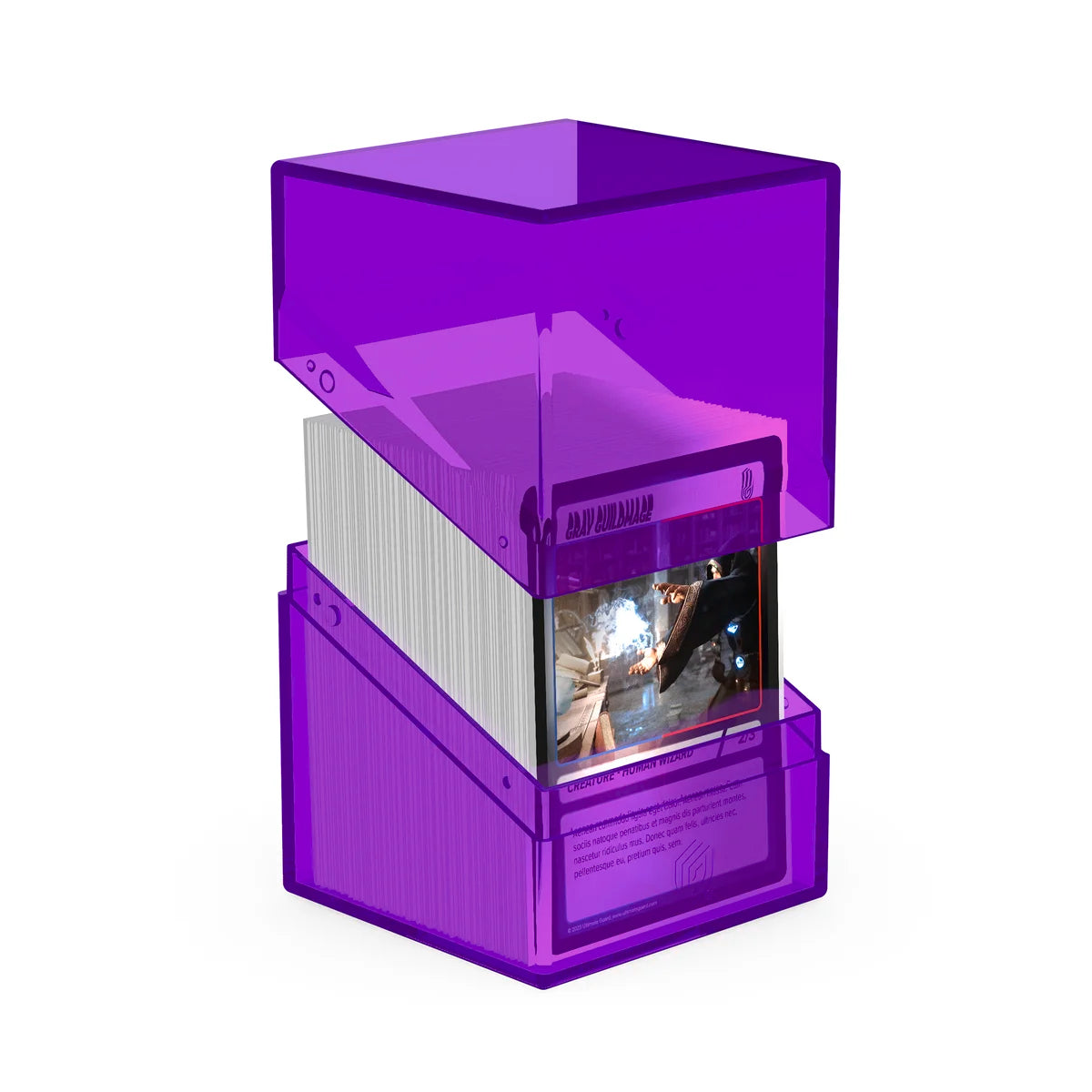 Ultimate Guard Boulder 100+ Clear - Amethyst - UGD011508