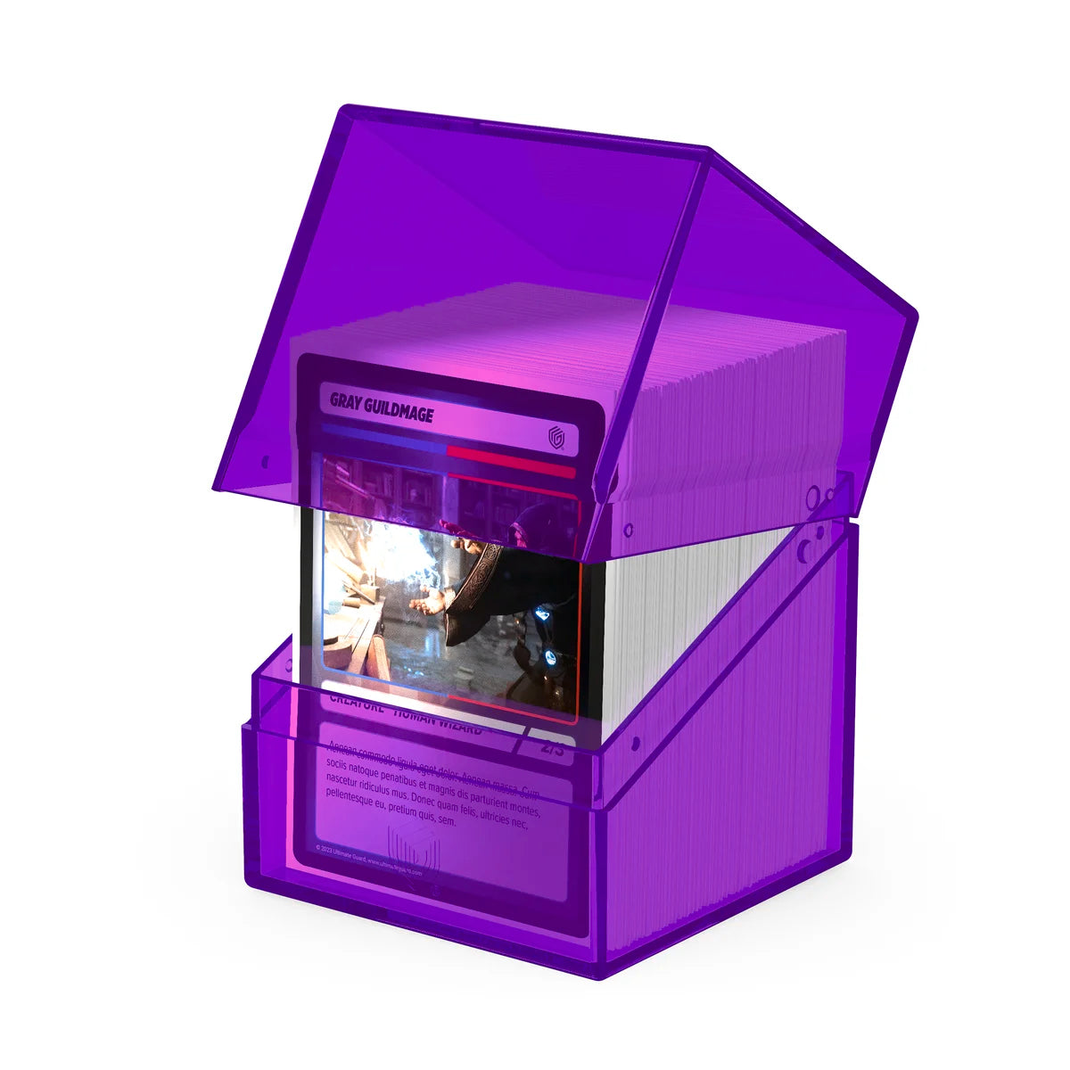 Ultimate Guard Boulder 100+ Clear - Amethyst - UGD011508
