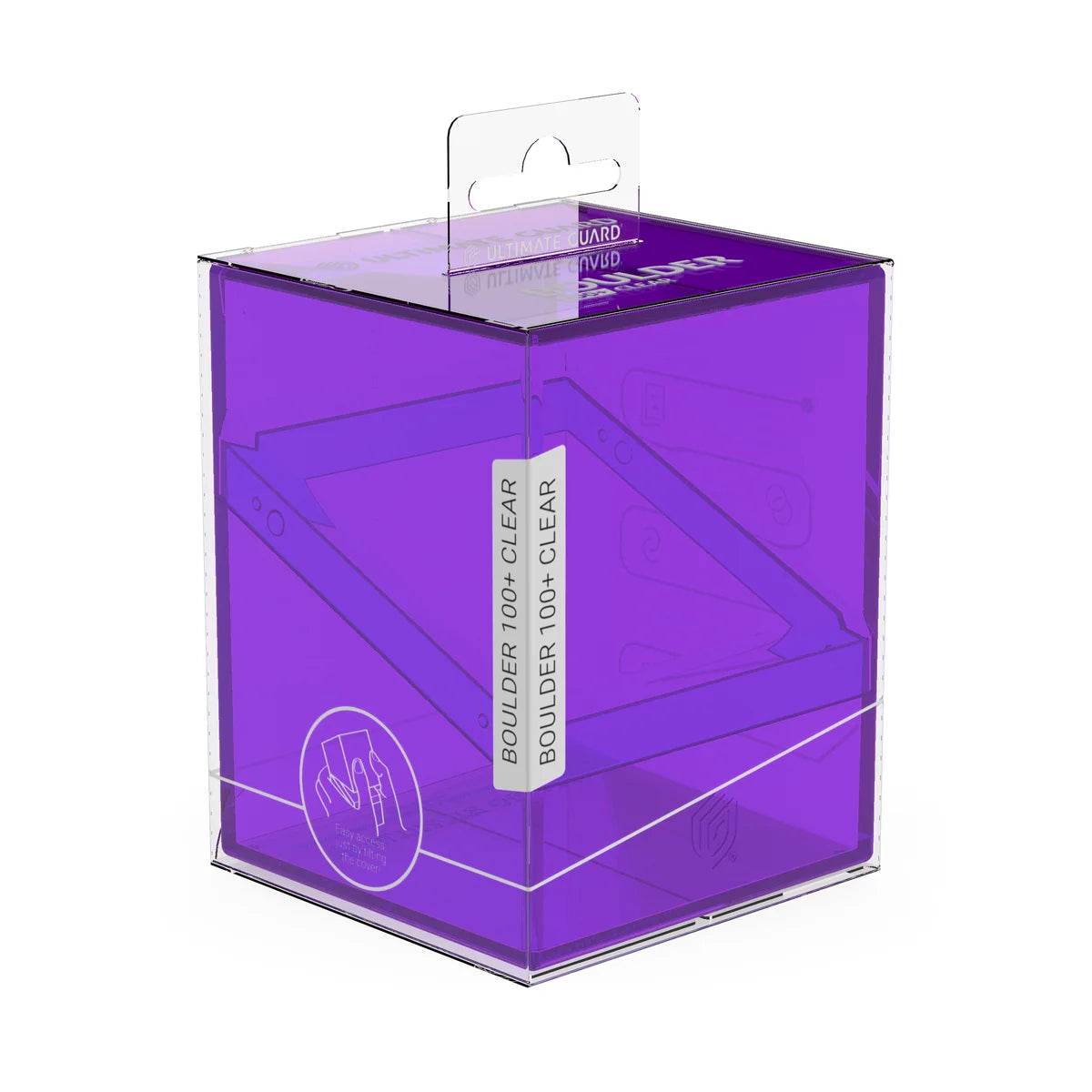 Ultimate Guard Boulder 100+ Clear - Amethyst - UGD011508