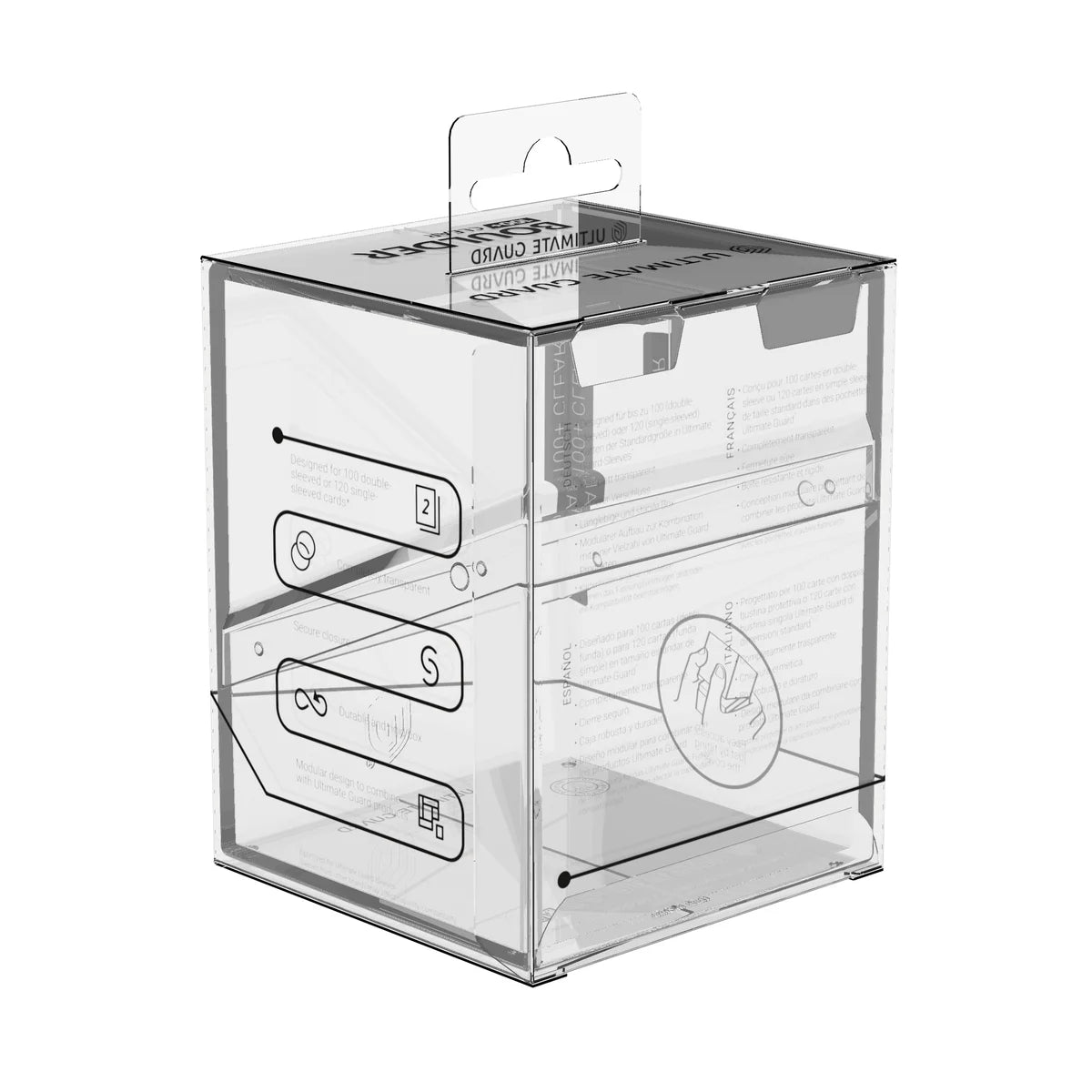 Ultimate Guard Boulder 100+ Clear - Transparent - UGD011509