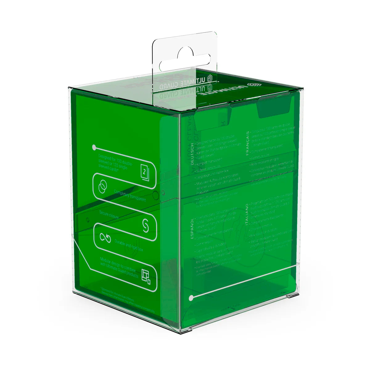 Ultimate Guard Boulder 100+ Clear - Emerald - UGD011510