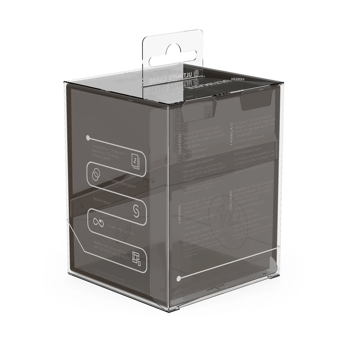Ultimate Guard Boulder 100+ Clear - Onyx - UGD011513