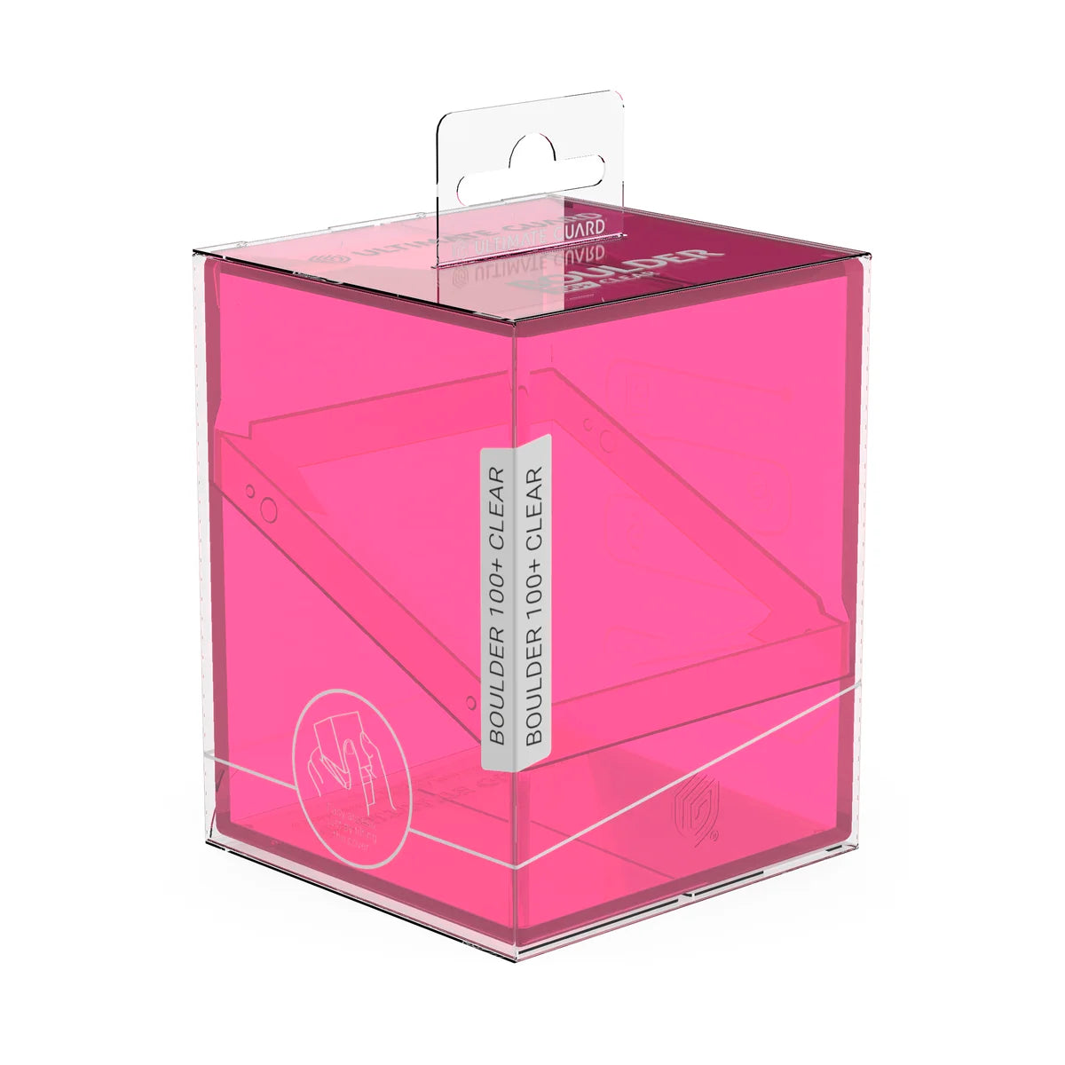 Ultimate Guard Boulder 100+ Clear - Rhodonite - UGD011515