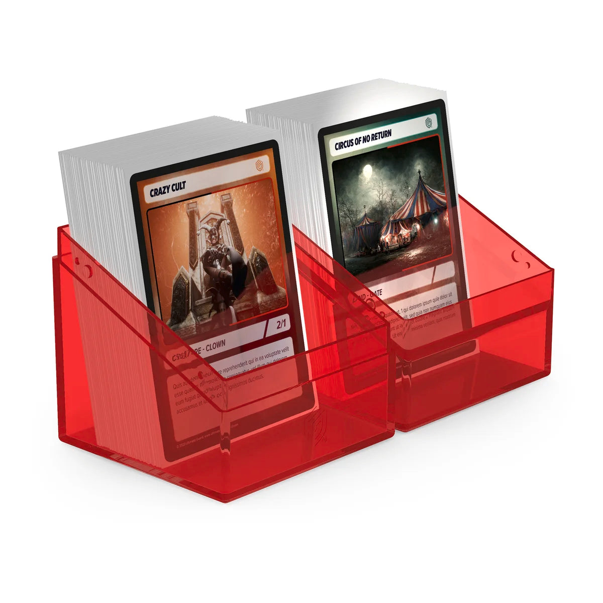 Ultimate Guard Boulder 100+ Clear - Ruby - UGD011516