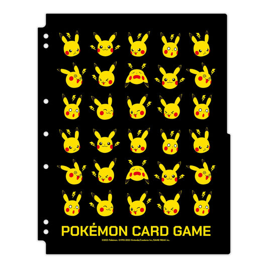9格寶可夢收藏卡冊補充頁(日版) - 皮卡丘