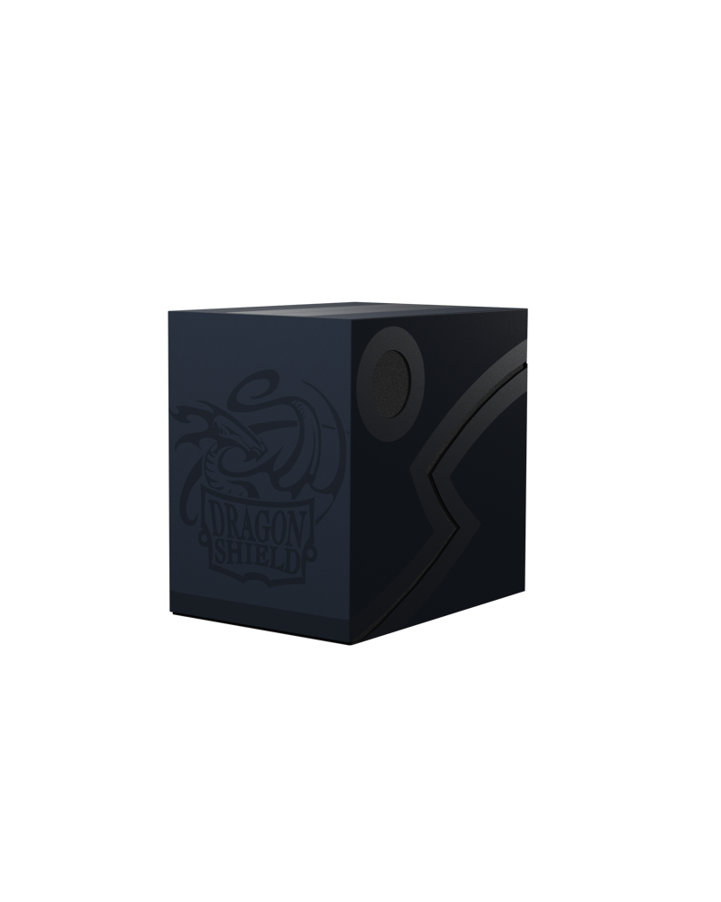 Dragon Shield Double Shell Box - Midnight Blue/Black - AT-30656