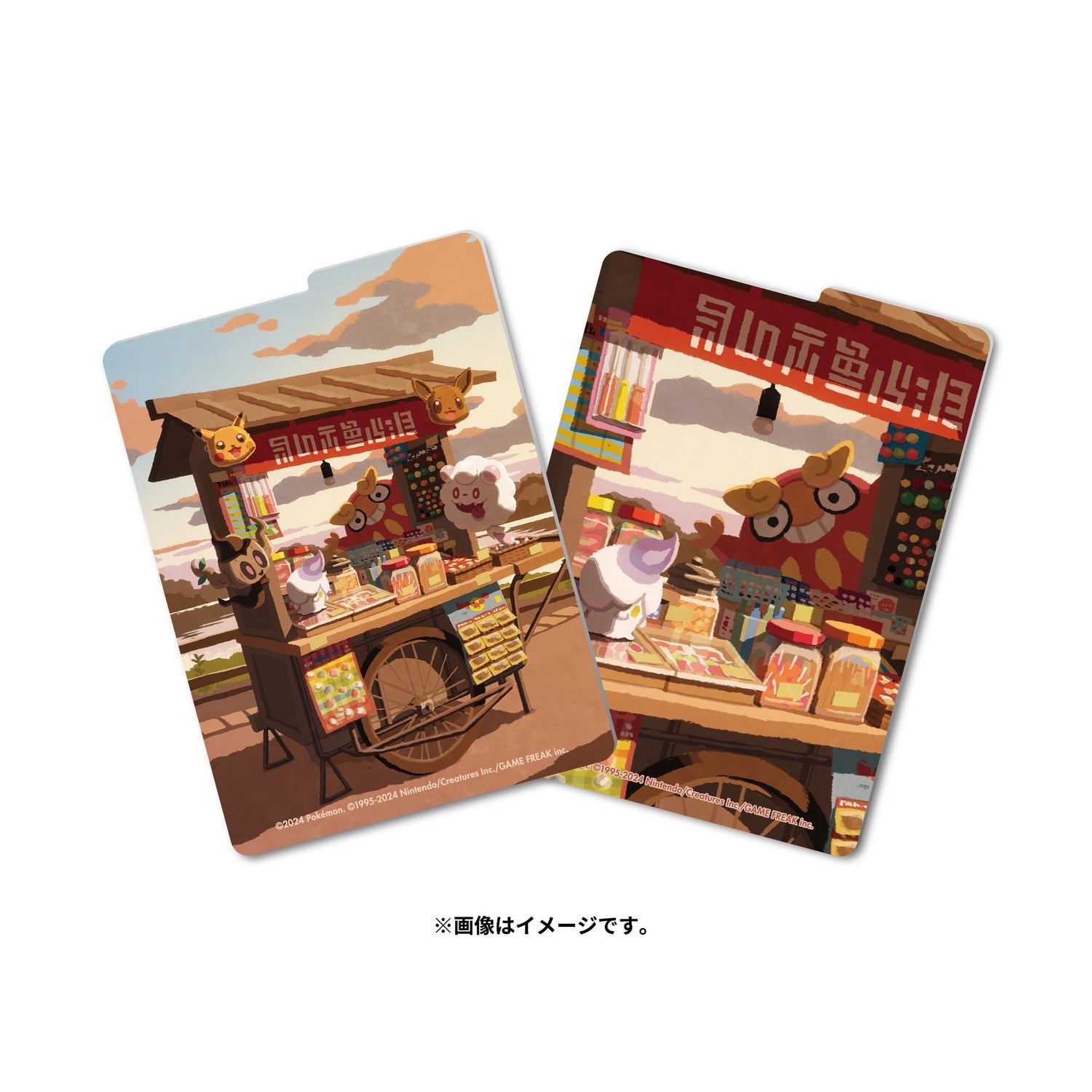 寶可夢造型卡盒(日版) - 火紅不倒翁&燭光靈&綿綿泡芙&小木靈
