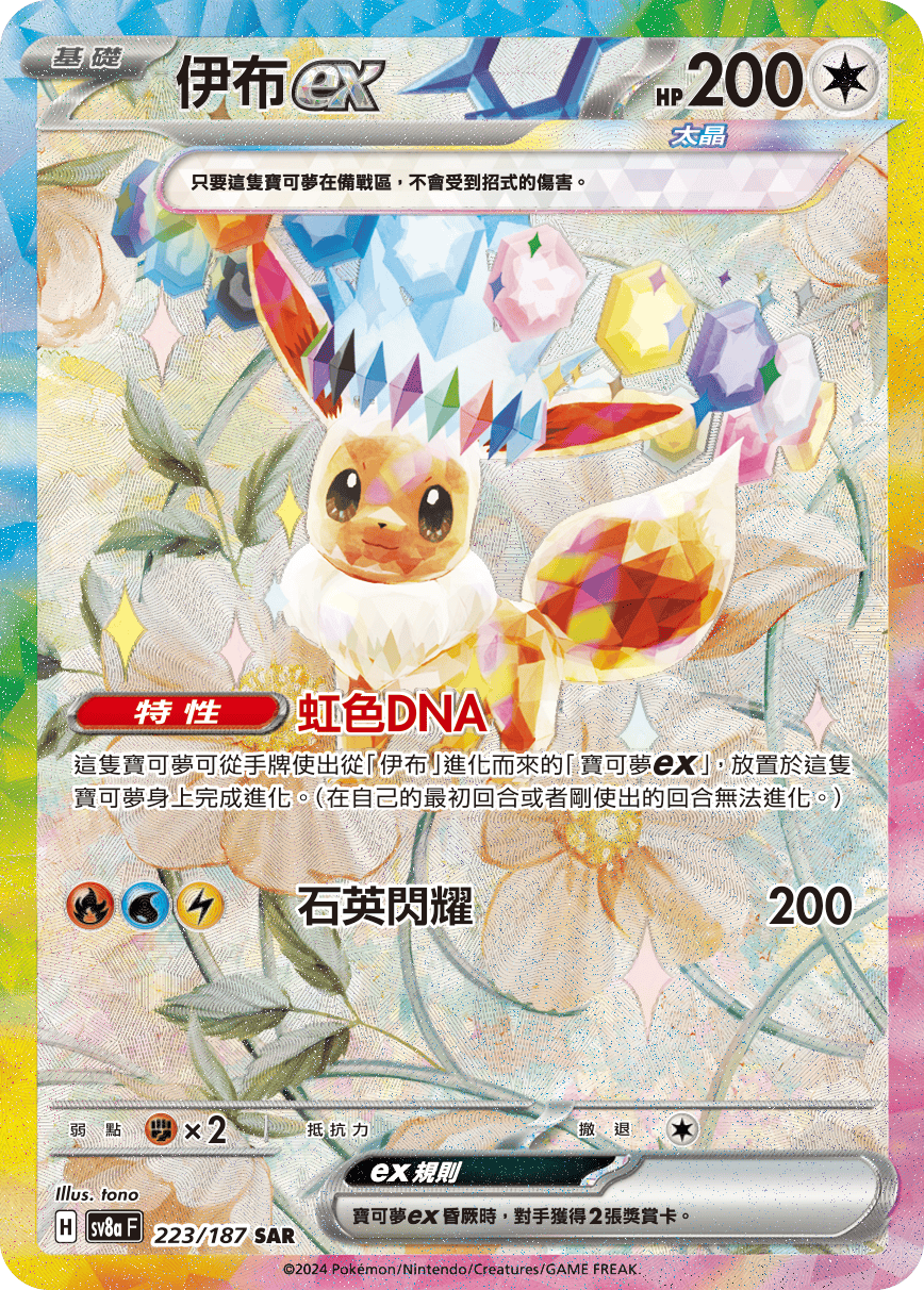 SV8a 223/187 伊布ex SAR