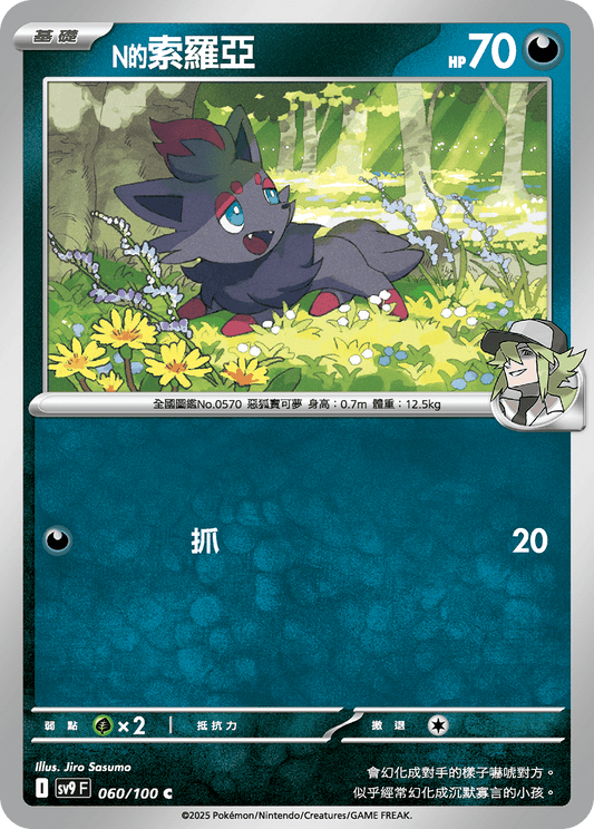 SV9 161/100 N的索羅亞克ex RR (Set)