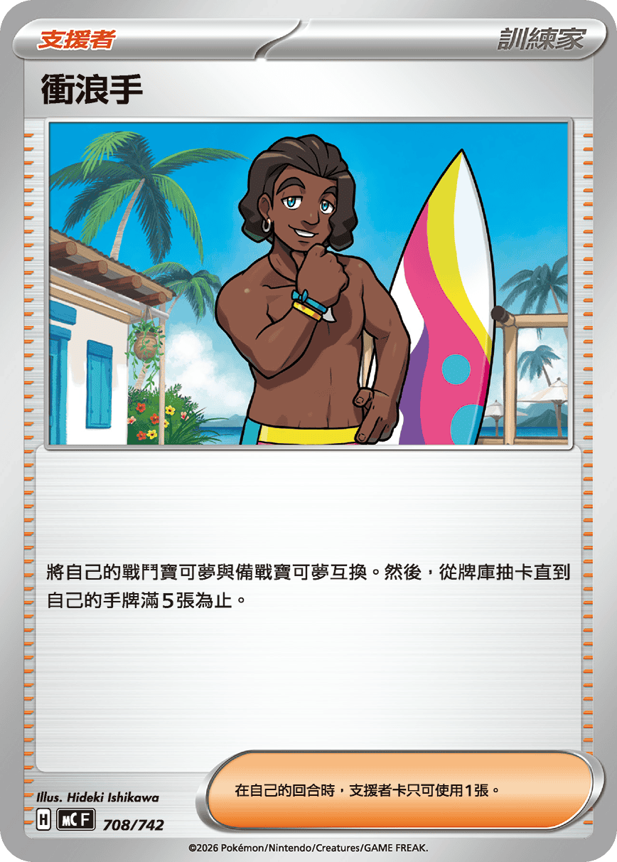 MC 708/742 衝浪手