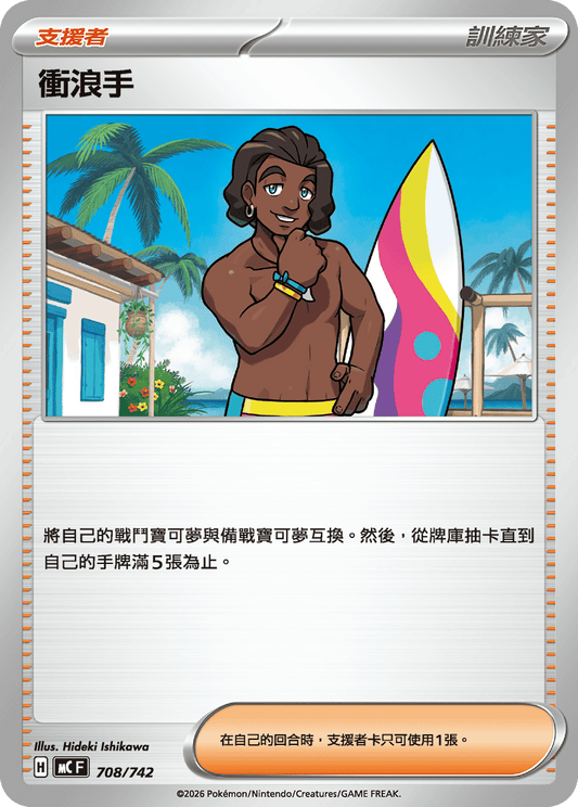 MC 708/742 衝浪手