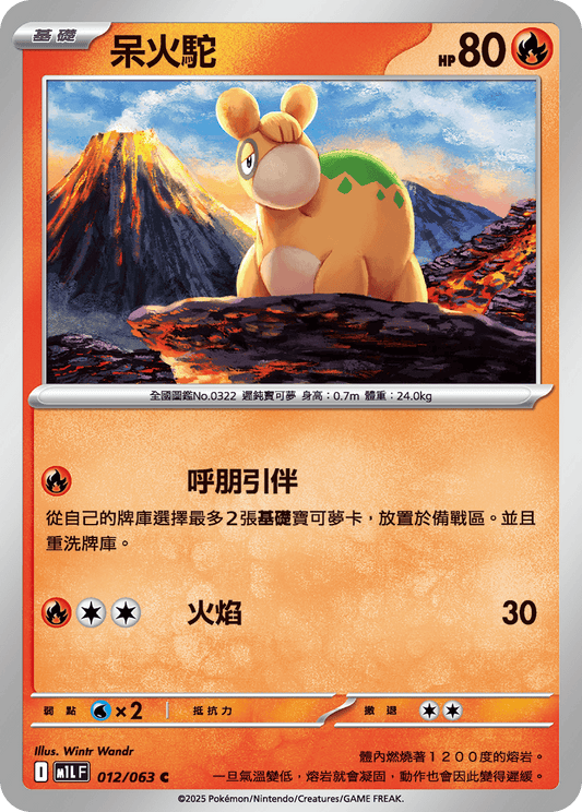 M1L 012/063 呆火駝 C