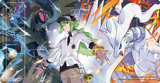 M2a週邊 寶可夢橡膠對戰桌墊 N & 捷克羅姆 & 萊希拉姆